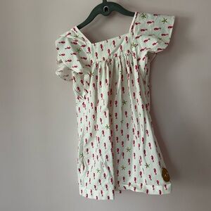 Smiling Button Seahorse Dress - 4T